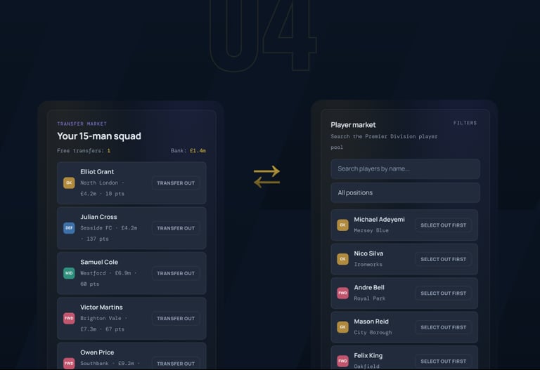 Manage Transfers
